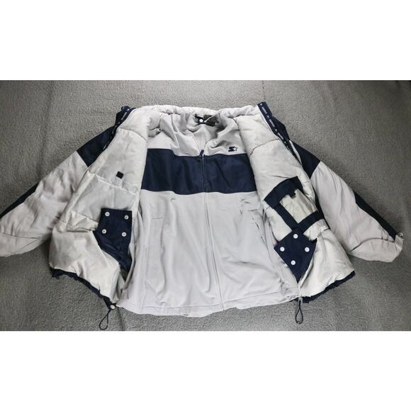 Starter Jacket Mens 2xl Multi Down Puffer 3 in 1 Coat Black Label No Hood 2012 - Picture 3 of 16